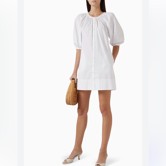 STAUD Dresses & Skirts - Staud Vincent Mini Dress – White – Size Small